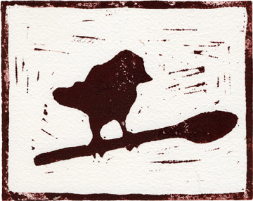 Bird and Wooden Spoon